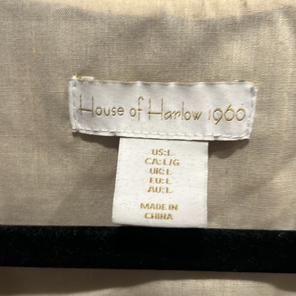 House of Harlow 1960 Blue Paisley Linen Maxi Skirt Set - Picture 3 of 9